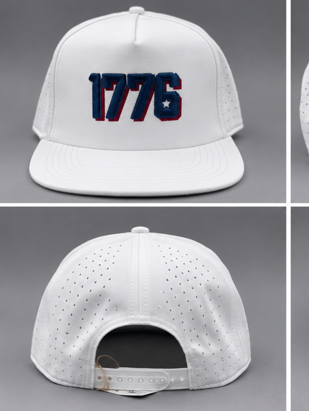 NWT 1776 Performance Hat Father’s Day Gift for Dad Patriotic Cap Golf Boat Pool
